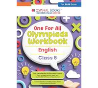 Oswaal One for All Olympiads Workbook Class 6 English For 2025 Exam