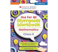 Oswaal One for All Olympiads Workbook Class 6 Mathematics For 2025 Exam