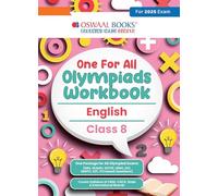 Oswaal One for All Olympiads Workbook Class 8 English For 2025 Exam