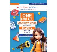 Oswaal One For All Question Bank NCERT & CBSE CLASS-7 English ( Poorvi )