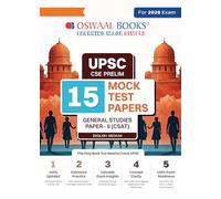 Oswaal UPSC CSE Prelim 15 Mock Test Papers General Studies Paper-II (CSAT)