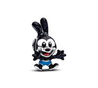 Oswald, ciondolo a forma di coniglio portafortuna, in argento 925, compatibile con braccialetti Pandora, Trollbeads, Chamilia, Biagi e molti altri braccialetti con ciondoli del Regno Unito.