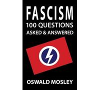 Oswald Mosley Fascism (Copertina rigida)