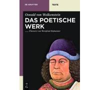 Oswald Von Wolkenstein Das Poetische Werk (Copertina rigida) de Gruyter Texte