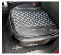 OT408 - Cuscino in ecopelle nera con cuciture bianche, compatibile con Hyundai i20 GB