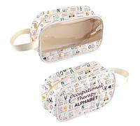 OTA COTA - Borsa cosmetica trasparente per terapista occupazionale, regalo di ringraziamento, per terapia occupazionale, Therapybag occupazionale