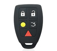 Otai Cover per chiave auto in silicone Caso Compatibile con Volvo XC90 C30 C70 S60 D5 V50 S40 Guscio chiave auto (Nero B)