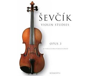 Otakar Sevcik: Violin Studies | 40 Variations Op. 3 per Violino | Studi per Tecnica dell'Arco e della Mano Destra | Esercizi su Cambi di Corda Arpeggi Terzine Staccato Legato e Colpi d'Arco
