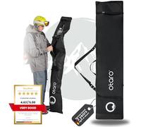 Otaro Borsa da snowboard (nero) | borsa da snowboard regolabile in lunghezza 140 - 180 cm | borsa da snowboard impermeabile e imbottita | anche come borsa wakeboard, borsa da sci, borsa per 2 paia