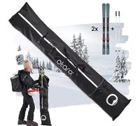 Otaro Sacca Porta Sci (2 Paia) | Marca Tedesca | Borsa per Sci di Fondo Con Tracolla Removibile | Zaino Impermeabile