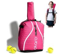 Otaro Zaino da tennis per bambini Premium - Rosa | Design innovativo e finiture di qualità | Sostenete una start-up tedesca | Niente più caos nella borsa da tennis