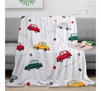 OTBSDNKZZ stampa 3D ChildrensCarsPattern coperta da salotto microfibra biancheria da letto non perde pelo plaid da salotto caldo per regali per la casa CartoonKidsDesign 80×90inch(200x230cm)