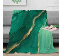 OTBSDNKZZ stampa 3D Emerald flow coperta microfibra biancheria da letto lavabile e morbida coperta da viaggio leggera per studenti in gite scolastiche Modern abstract design 70×80inch(180x200cm)