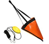 Otbushit Calzini per Kayak Drift Ancoraggio da Pesca Drogue 24 Pollici Barca da Mare per Ancoraggio sul Lago, Fiume, Oceano, Pesca alla traina, Arancione, 2 Pezzi