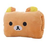 Otbushit Cuscino scaldamani per scaldamani, Custodia per orsi dei Cartoni Animati, Cuscino per pisolino Non Elettrico per Gli Elementi Essenziali del Viaggio Invernale