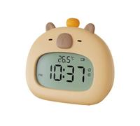 Otbushit Luce notturna ricaricabile per bambini a forma di animale, sveglia multiuso controllata in modo intelligente, orologio digitale per bambini e bambine