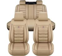 OTCPP Coprisedili Auto per VW Tiguan Allspace Life Elegance R-Line 2017-2022,su Misura Coprisedile Auto in Pelle PU Set Copri-Sedile Fodere per Anteriori e Posteriori Impermeabile e Traspirante