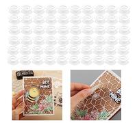 OTCRAFT Set di 60 mini oscillazioni d'azione, molle autoadesive, piccole decorazioni per biglietti, fai da te, scrapbooking, progetti artistici, artigianato fatto a mano, decorazioni per scrapbooking