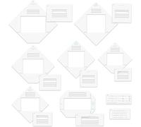 OTCRAFT Set guida per la creazione di buste, strumento per la creazione di buste tutto in uno per realizzare biglietti, lavori di carta, progetti artistici fai da te, scrapbooking, cartoline,