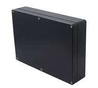 Otdorpatio Project Box, scatola di giunzione impermeabile IP65, in plastica ABS, colore nero, per progetti elettronici fai da te, 263 x 182 x 60 mm