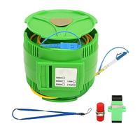 OTDR Launch Cable Box, Eliminatore OTDR per Fibra Ottica, Strumento di Test SM Singlemode SCUPC a LCUPC con Design a Press Cap, per Eliminare la Zona Morta nelle Misurazioni dei Ca (500M)