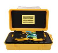 OTDR Launch Cable Box, Single Mode OTDR Testing Cable, 2000m Dead Zone Eliminator with SC Angled Connector for Fiber Optic Network Testing, SM G652D 9/125μm