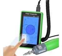 OTDR, Rilevatore di estremità in fibra SC FC ST Interfacce LC Microscopio ottico for fibra 400X Schermo da 5 pollici Strumento di ispezione della fibra,Anti-interferenza(APC Adapter)