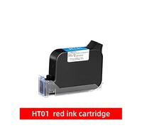 OTENC Cartuccia d'inchiostro ad asciugatura rapida con solvente ad alta adesione adatta for stampante a getto d'inchiostro 2588/2580/JS12/JS10 Modello generale non crittografato(Red ink)