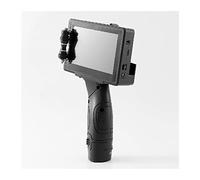 OTENC Code a barre della stampante a getto d'inchiostro palmare QR. Codice portatile for la macchina for stampante in pietra in pietra di legno in metallo tessile in metallo(25.4mm with ink)