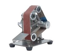 OTENC Levigatrice orbitale, Smerigliatrice Multifunzionale Mini levigatrice a Nastro elettrica Lucidatrice Rettificatrice Taglierina Affilacoltelli per la Lavorazione dei Metalli(Only Machine)