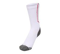 Oterra A/S Hmlpro-Calze da Allenamento Basse Calzini, Bianco/Rosso, 43-46 Unisex-Adulto
