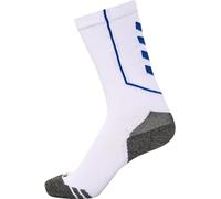 Oterra A/S Hmlpro-Calze da Allenamento Basse Calzini, Bianco/True Blue, 43-46 Unisex-Adulto
