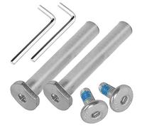 OTFAITP M8, 40-76 mm, filettatura interna esagonale, viti e bulloni, set di accessori per scooter per 2-3-4 ruote, per riparazione ruota anteriore, asse posteriore (63 mm)