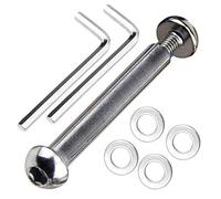 OTFAITP M8 8 mm x 28 mm-86 mm Scooter Anteriore Posteriore Bullone Assale Posteriore 8,8 Grado In Acciaio Al Carbonio Per Acrobazia Scooter Dash Teen/Adult Kick Scooter-800+lb Capacità