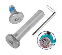 OTFAITP Montaggio a vite per ruota anteriore per scooter per bambini con diametro esterno M8 47 mm x 8 mm in linea, adatto per scooter pieghevole lunghezza vite 47 mm, strumento di riparazione asse