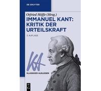Otfried Höffe Immanuel Kant: Kritik der Urteilskraft (Tascabile)
