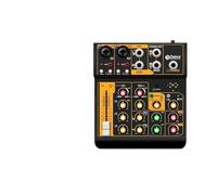 OTG Metal Mixer DJ Console Mini4 con Bluetooth 48V Power Delay Repeat Effect for la registrazione di console di mixaggio su PC,Ultra-preciso