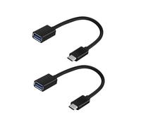 OTG USB-C 3.0 Adapter (2 Pack) Compatible with Samsung Galaxy S20 FE 5G to Quick Multi-Use Functions to Backup, Keyboard, mice,