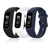 OTGKF 3 cinturini in morbido silicone per Garmin Vivosmart 5 cinghie di ricambio Sport colorato cinturino per Vivosmart 5 braccialetti, agata