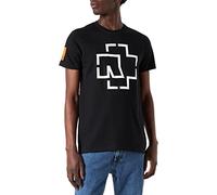 Other Brands Rammstein Maglietta da Uomo con Logo Tee, Nero, M