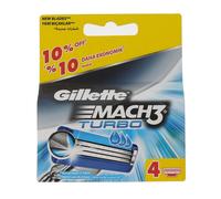 Other Gillette Mach3 Turbo 3D 4Pc Per Uomo (Lama Di Ricambio)