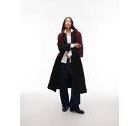 & Other Stories - Cappotto lungo in lana nero con cintura XS