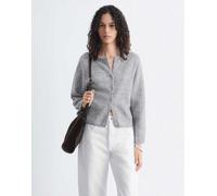 & Other Stories cardigan in alpaca e lana grigio con bottoni davanti L