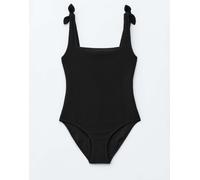 & Other Stories - Costume da bagno increspato nero con nodo 34