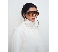 & Other Stories - Giacca corta bianco sporco con collo a imbuto S