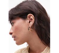 & Other Stories - Orecchini grandi a bottone color oro No Size