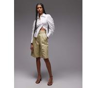 & Other Stories - Pantaloncini sartoriali stile bermuda giallo chiaro 34