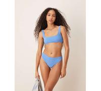 & Other Stories - Slip bikini sgambati blu stropicciati mix and match 38