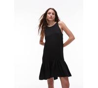 & Other Stories - Vestito corto senza maniche nero con vita scesa S