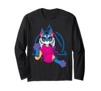 Otherkin Therian Girl Fox Lady Furries Peloso Orecchio Alter Kin Maglia a Manica